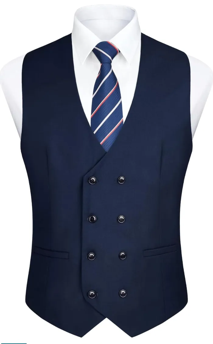Double-breasted waistcoat